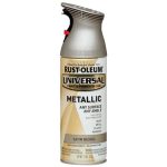 Lowes Rust-Oleum Common Satin Nickel Metallic Spray Paint and Primer In One $2.37 YMMV