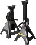 2-Pack 3-Ton Torin DoublethroughLocking Steel Jack Stands (Black)