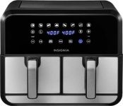 Insignia 8 Qt. Digital Dual Basket Air Fryer – Black – $79.99 w/ free transport @ Best Buy