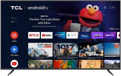 65″ TCL 75S434 4K UHD HDR Smart Android Flat screen $600 cost free s/h at Amazon