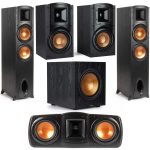 Klipsch Synergy Black Label Audio system: (pair) F-300 Flooring, C-200 Middle, B-200 Bookshelves, SUB-100 10″ Sub $849 + free s/h at Adorama