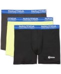 3-Pack Nautica Men’s Mesh Performance Boxer Briefs (Charcoal/Black/Yellow) $11 or lower new location/ Sales dept Cashback at Macy’s new location/ Free Store Pickup