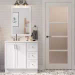 Style Selections Davies 36″ White Single Sink Bathroom Vanity w/ Cultured Marble Top & Mirror $199 & Extra at Lowe’s w/ Free Retailer Pickup