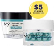 No7 Beauty: 1.69-Oz Cream + 30-Count Facial Capsules + $5 Walgreens Cash