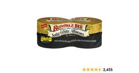 Bumble Bee Prime Solid White Albacore Tuna in Water, 5 oz Cans (Pack of 24) – Premium Wild Caught Tuna – 31g Protein per Serving – Non-GMO Undertaking Verified, Gluten Free, – $12