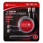 Sam’s Membership – 2pk 9ft HDMI Cables $9.91
