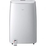 Factory Refurbished LG 14,000 BTU White Twin Inverter Good Wi-Fi Transportable Air Conditioner $255