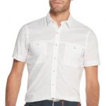 IZOD: Men’s S/S Dockside Chambray Solid Print Shirt (varied) $8.50, Men’s Golf Grid Polo (bachelor button) $7.50 & Extra + FS w/ Walmart+ or FS on $35+