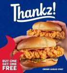 Zaxby’s: Buy One, Get One Free Signature Sandwich Meals (YMMV, Select Customers)