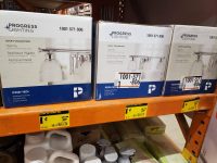 YMMV – House Depot Clearance Vanity Light Fixtures $0.01 – In Retailer Solely