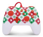 PowerA Wired Controller for Nintendo Switch (Mario Holiday Sweater)
