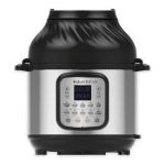 6-Quart Instant Pot Crisp Pressure Cooker Air Fryer (Silver)