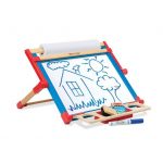 13-Piece 17.5″ Melissa & Doug Wood Tabletop Art Easel