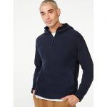 Free Assembly Men’s Apparel: Polar Fleece Half Zip Hoodie
