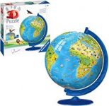 Ravensburger Children’s World Globe 180 Piece 3D Jigsaw Puzzle for Kids and Adults – Easy Click Technology Means Pieces Fit Together Perfectly: $15.99