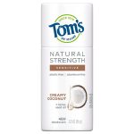 2-Oz Tom’s of Maine Natural Strength Deodorant (Creamy Coconut + Hemp Seed Oil) $3 + Free S&H w/ Prime or $25+
