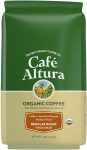 Cafe Altura Complete Bean Organic Coffee, Common Roast (5lbs) $16.88 or much less w/S&S