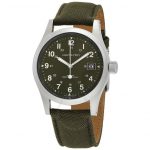 HAMILTON Khaki Field Mechanical Green Dial Men’s Watch $314+Free Shipping