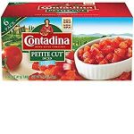 Contadina Petite Cut Canned Diced Roma Style Tomatoes, 14.5 Oz (Pack of 6) for $6.54 @ Amazon