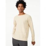 Free Assembly Men’s Apparel: Fleece Athleisure Shorts, Textured Striped Sweater