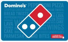 PayPal: Buy $50 Domino’s® Pizza Gift Card for simply $42.50 (Instant Savings!). Email Delivery
