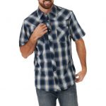Wrangler Men’s Apparel: Short Sleeve Woven Western Shirt (numerous) $9, Heavyweight Sherpa-Lined Shirt Jacket (numerous) $13 & Extra + FS w/ Walmart+ or FS on $35+