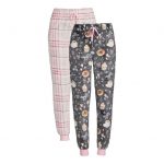 2-Pack Secret Treasures Women’s Faux Mink Cuffed Pajama Pants (varied) $7.88 ($3.94 Each) + FS w/ Walmart+ or FS on $35+
