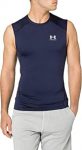 Under Armour Men’s HeatGear Compression Sleeveless T-Shirt (Navy)
