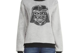 Juniors’ Graphic Pullover Fleece Sweatshirt: Star Wars, NASA, MTV