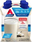 4-Ct 11-Oz Atkins Gluten Free Protein-Rich Shake (Creamy Vanilla or Iced Coffee)