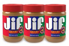 3-Pack 16-Oz Jif Creamy Peanut Butter