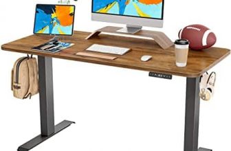 FAMISKY Dual Motor Adjustable Peak Electric Standing Desk $186.19 @ Amazon