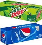 12-Pack 12-Oz Pepsi Products: Pepsi, Mountain Dew & More