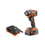 RIDGID 18V OCTANE Brushless 3/8″ Impact Wrench Kit w/ 2.0 Ah Battery & Charger