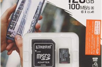 128GB Kingston microSDXC Canvas Select Plus Class 10 UHS-I Memory Card + Adapter