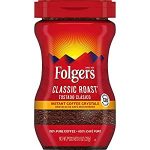 8-Oz Folgers Classic Roast Instant Coffee Crystals $3.65 w/ S&S & Free Shipping w/ Prime or $25+