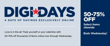 Energetic Army/Vets: NEX Digi Days 50%-70% off sitewide. No Tax, F/S to retailer or $49+