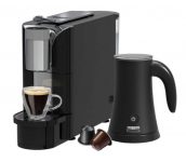 Bella Pro Series – Capsule Coffee Maker and Milk Frother – Black, $69.99, free delivery, Best Buy
