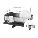 Costco Members: simplehuman Steel Frame Dishrack & Sink Caddy $74.99