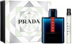 Prada Luna Rossa Ocean EDT Full Size + Travel Size Gift Set (3.3oz + 0.33oz) $68.6
