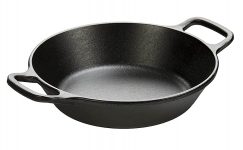 Lodge Cast Iron Round Pan, 8 in, Black $13 + Free Ship w/Prime