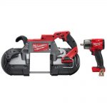 Milwaukee M18 FUEL 18-Volt Lithium-Ion Brushless Cordless Deep Minimize Band Noticed with M18 FUEL 1/2 in. Influence Wrench 2729-20-2962-20 – $339.00