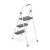 Gorilla Ladders 3-Step Compact Steel Step Stool with 225 lb. Load Capacity
