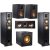 Klipsch Speaker Bundle: R-26FA (Pair) + R-14M (Pair) + R-52C + R-12SW