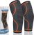 2-Pack Modvel Knee Compression Sleeves (Orange)