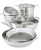 10-Piece Belgique Stackable Stainless Steel Cookware Set