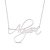 Zales: 50% Off Sterling Silver Cursive Script Name Necklace + Free Transport $24.5
