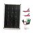 Mother nature Ability 110-Watt Polycrystalline Solar Panel by using 300-Watt Power Inverter and 11 plus Amp Charge Controller for $99.88