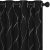 2-Pk Deconovo Silver Wave Foil Printed Blackout Curtains (Select Colors, Sizes)