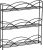 13.25″ x 13″ 3-Tier Spectrum Diversified Countertop Kitchen Cabinet Organizer Rack $8 + Free Shipping w/ Prime